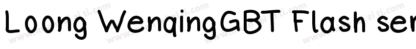 Loong WenqingGBT Flash semiblod字体转换